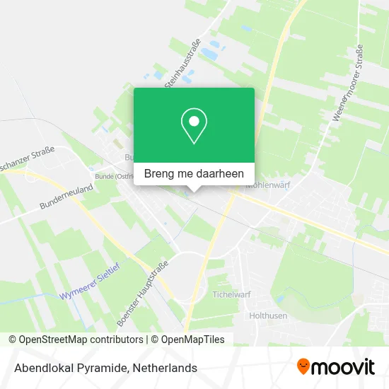 Abendlokal Pyramide kaart