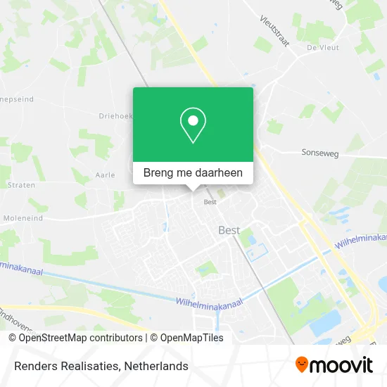 Renders Realisaties kaart