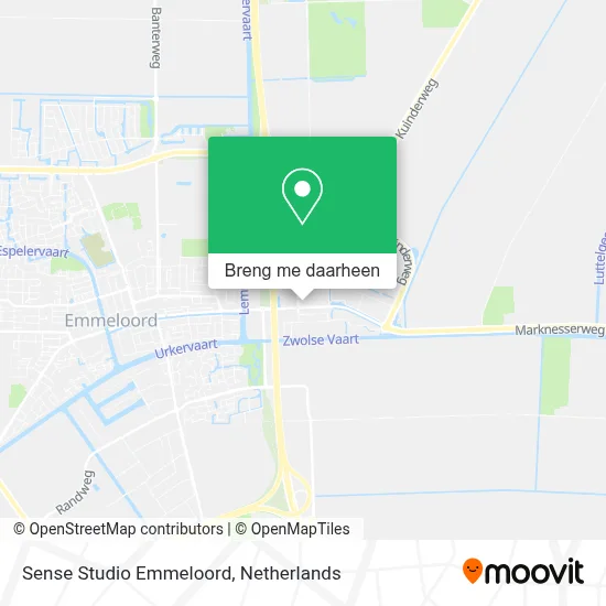Sense Studio Emmeloord kaart