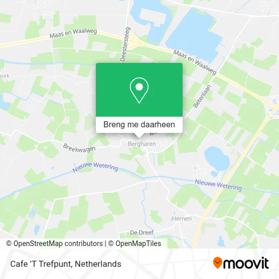 Cafe 'T Trefpunt kaart