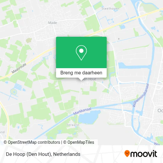 De Hoop (Den Hout) kaart