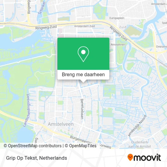 Grip Op Tekst kaart