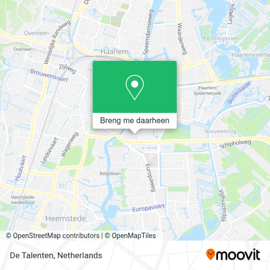 De Talenten kaart