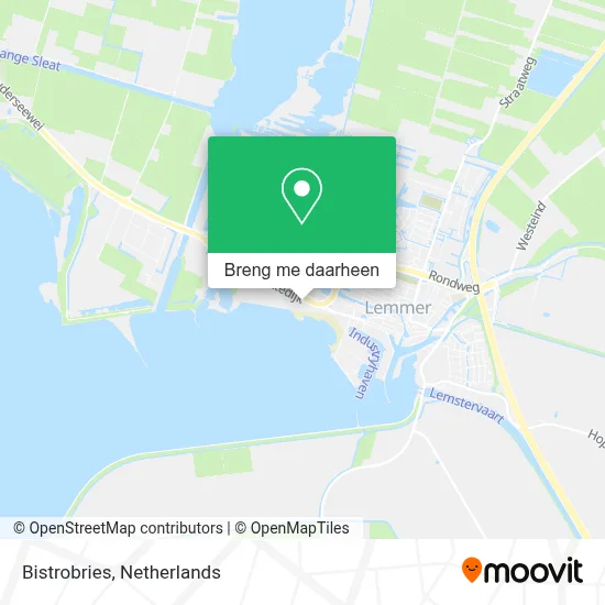 Bistrobries kaart