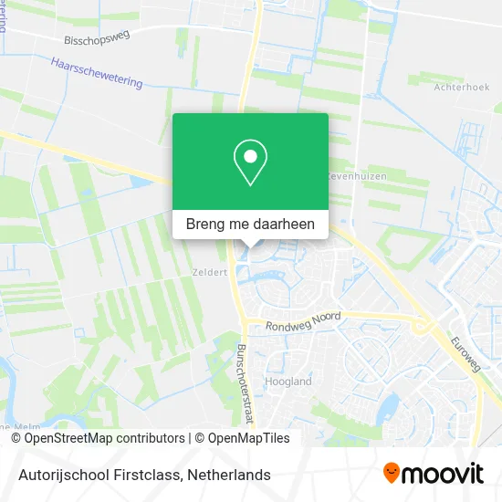 Autorijschool Firstclass kaart