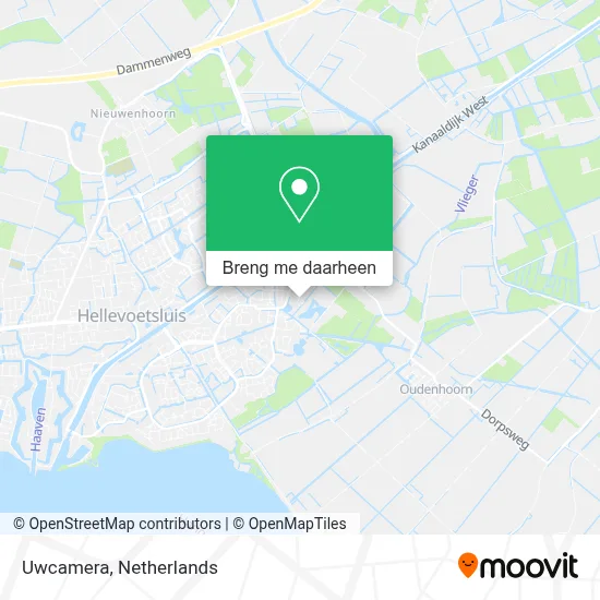 Uwcamera kaart