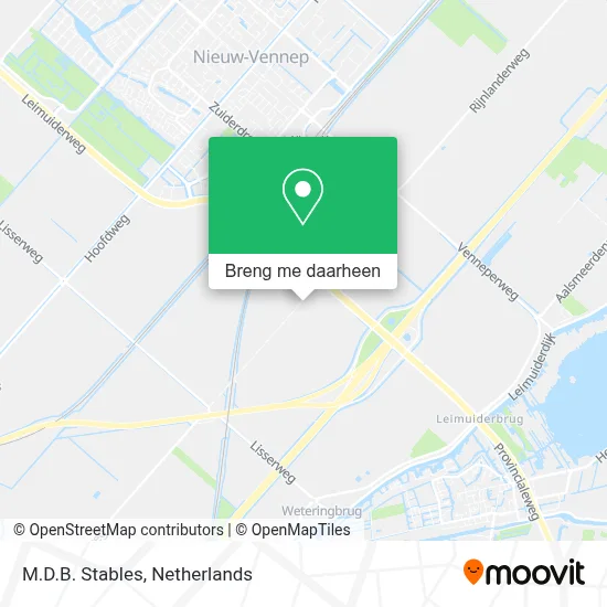 M.D.B. Stables kaart