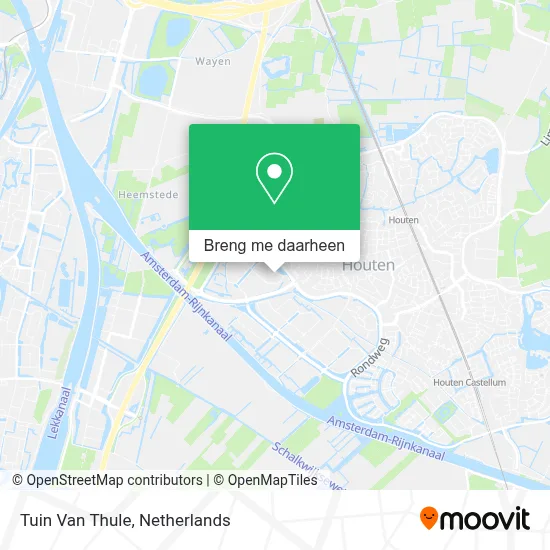 Tuin Van Thule kaart