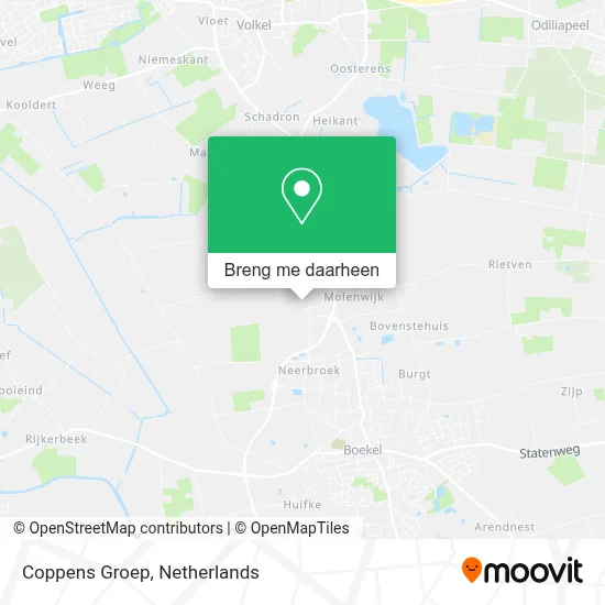 Coppens Groep kaart