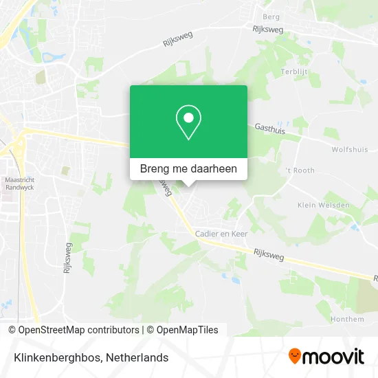 Klinkenberghbos kaart