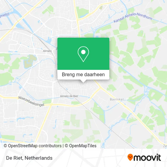 De Riet kaart