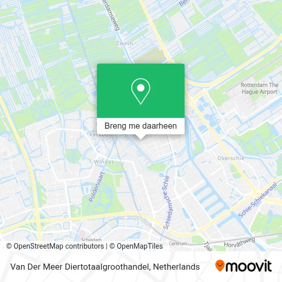 Van Der Meer Diertotaalgroothandel kaart