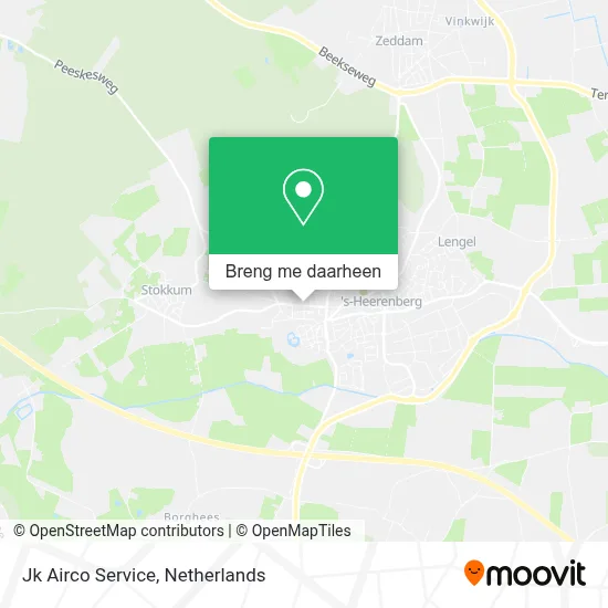 Jk Airco Service kaart