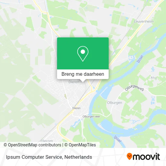 Ipsum Computer Service kaart