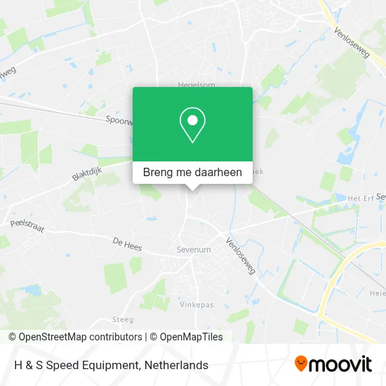 H & S Speed Equipment kaart
