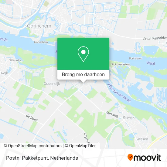 Postnl Pakketpunt kaart