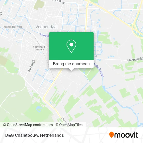D&G Chaletbouw kaart