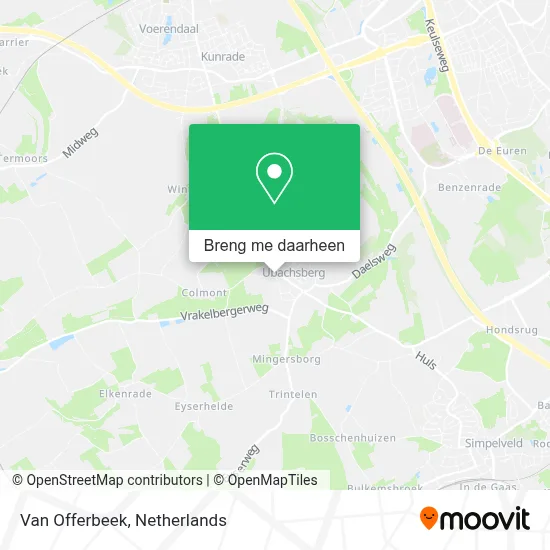 Van Offerbeek kaart