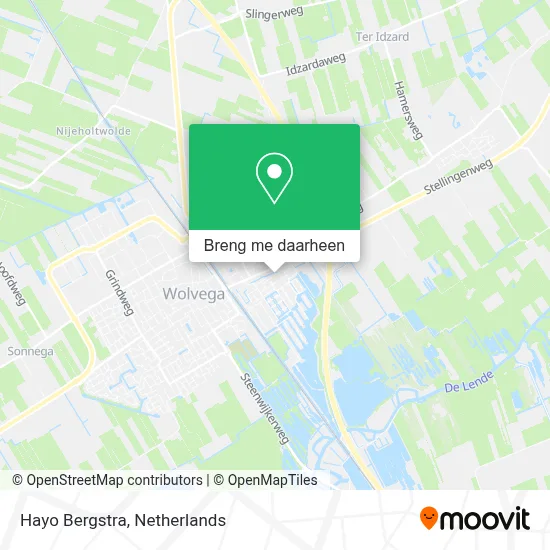 Hayo Bergstra kaart