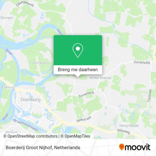 Boerderij Groot Nijhof kaart