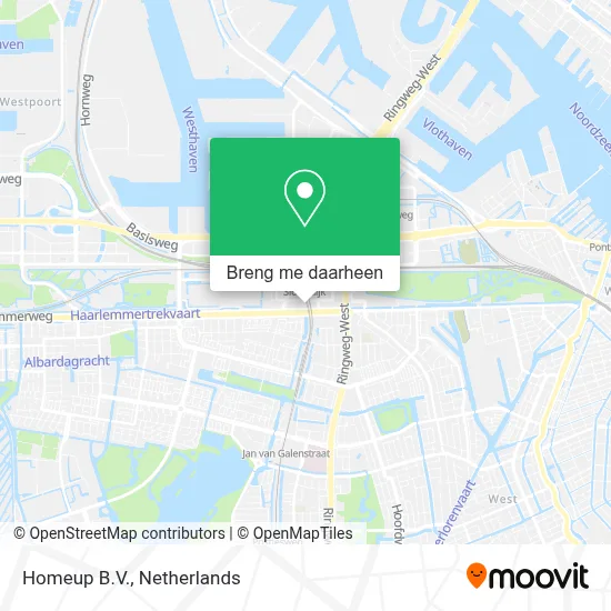 Homeup B.V. kaart