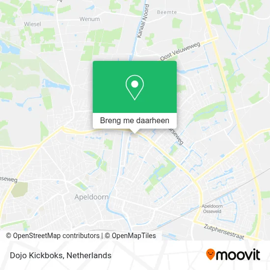 Dojo Kickboks kaart