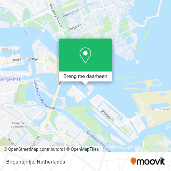 Brigantijntje kaart