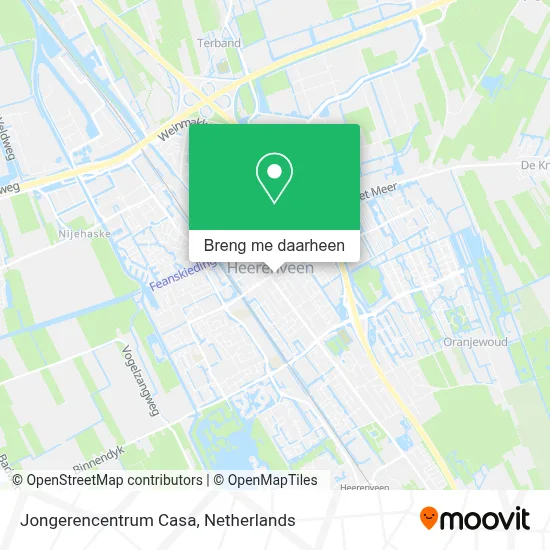 Jongerencentrum Casa kaart
