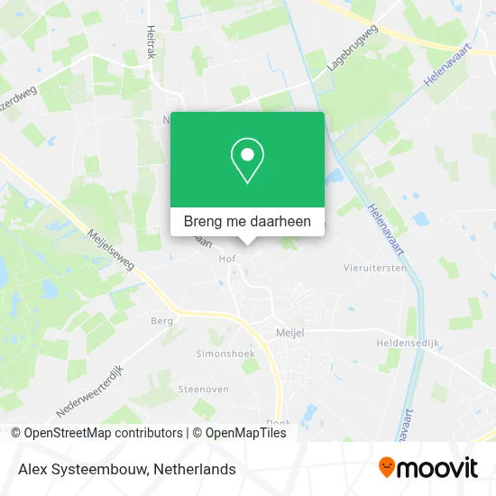 Alex Systeembouw kaart