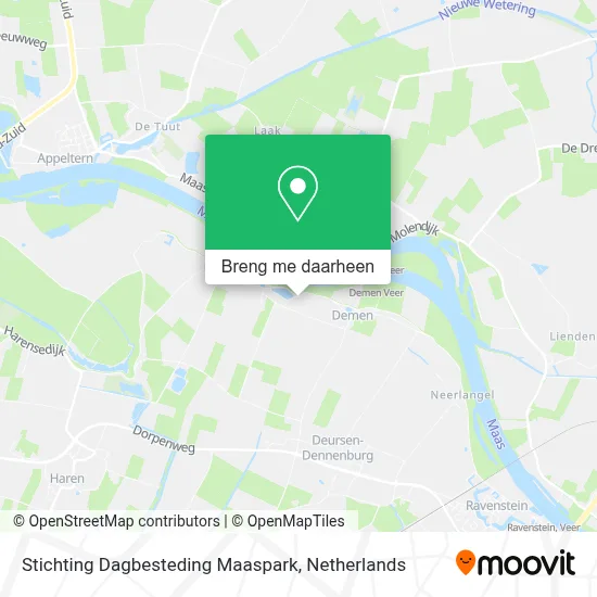 Stichting Dagbesteding Maaspark kaart