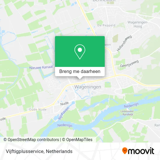 Vijftigplusservice kaart
