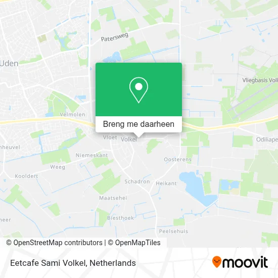 Eetcafe Sami Volkel kaart