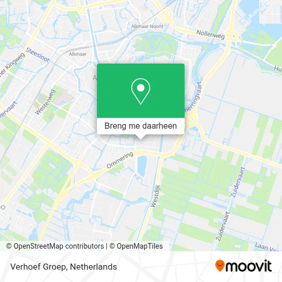 Verhoef Groep kaart