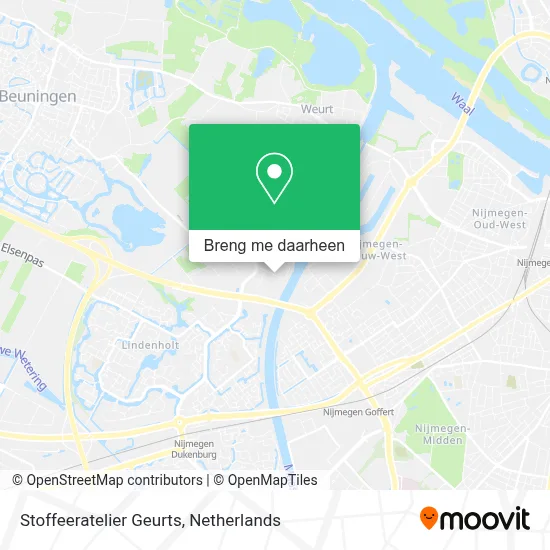 Stoffeeratelier Geurts kaart
