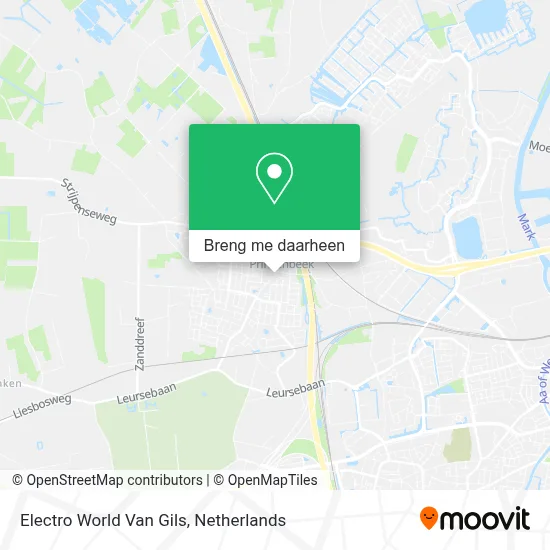 Electro World Van Gils kaart