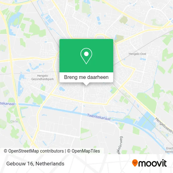 Gebouw 16 kaart