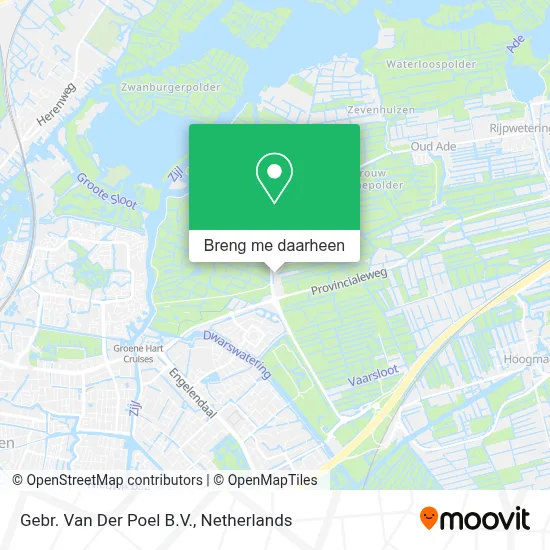 Gebr. Van Der Poel B.V. kaart
