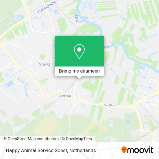 Happy Animal Service Soest kaart