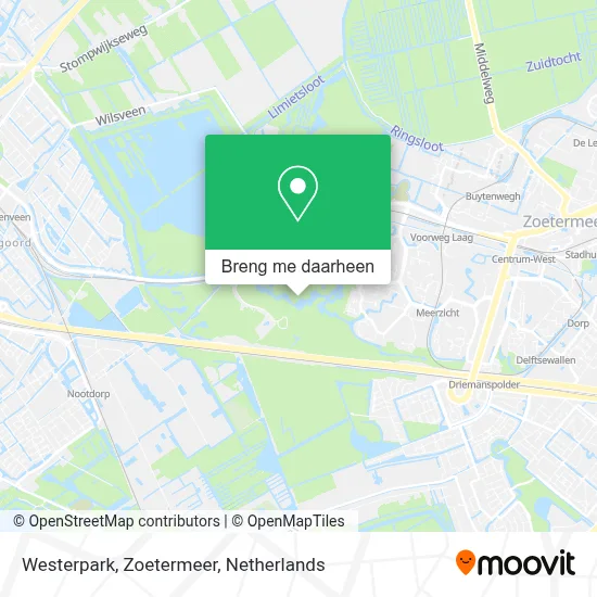 Westerpark, Zoetermeer kaart