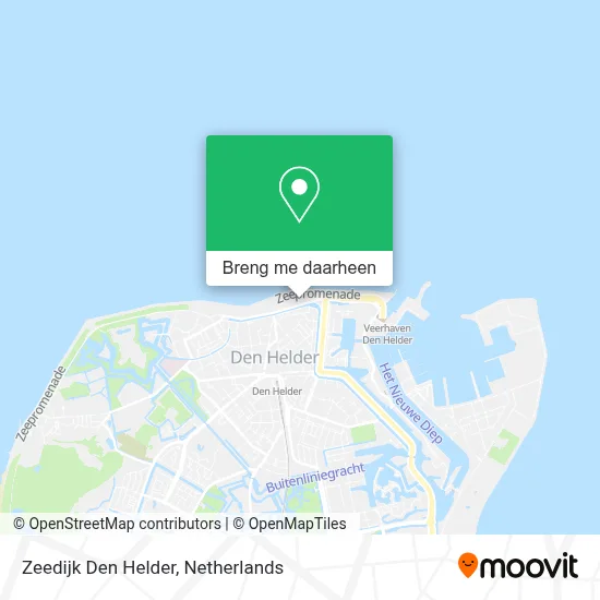Zeedijk Den Helder kaart