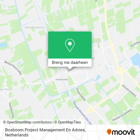 Bosboom Project Management En Advies kaart
