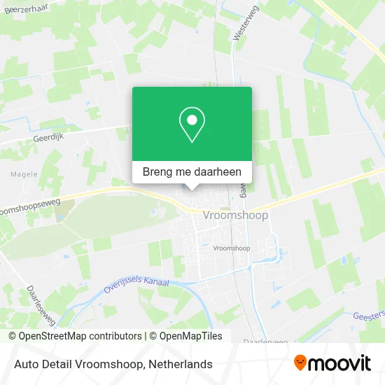 Auto Detail Vroomshoop kaart
