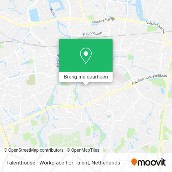 Talenthouse - Workplace For Talent kaart