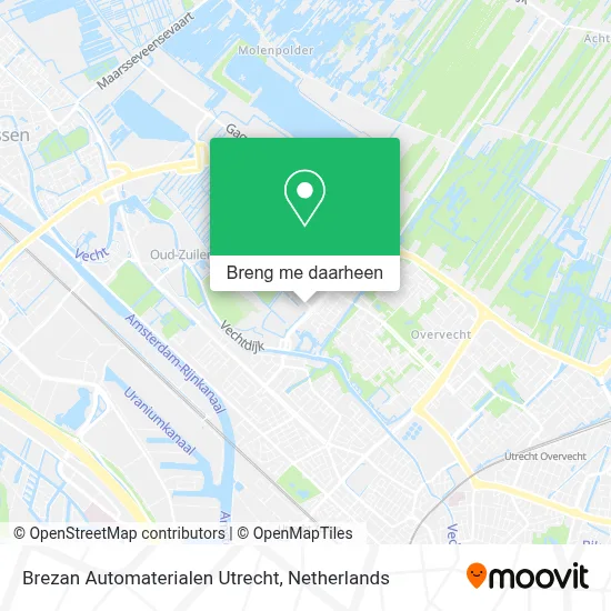 Brezan Automaterialen Utrecht kaart