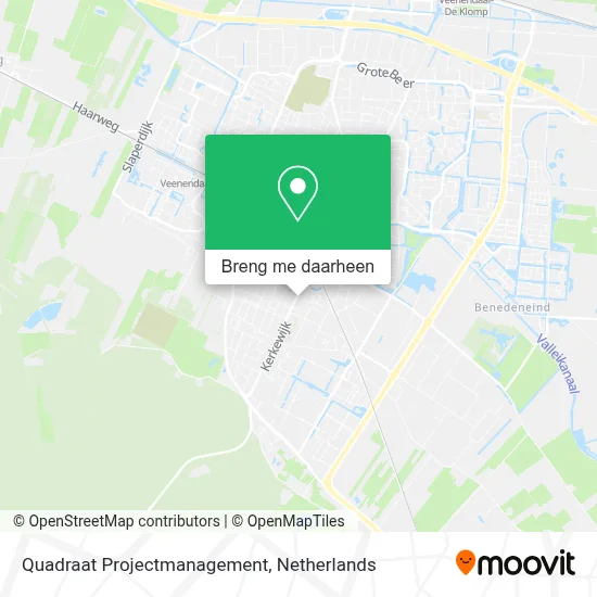 Quadraat Projectmanagement kaart
