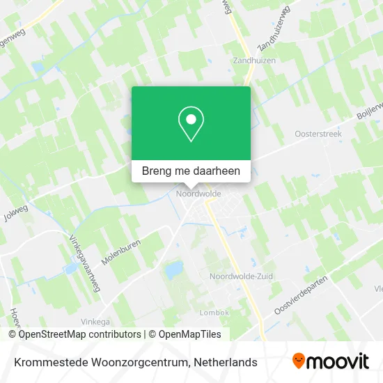 Krommestede Woonzorgcentrum kaart