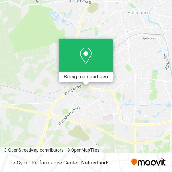 The Gym - Performance Center kaart
