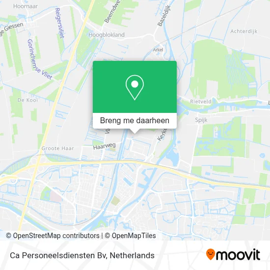 Ca Personeelsdiensten Bv kaart