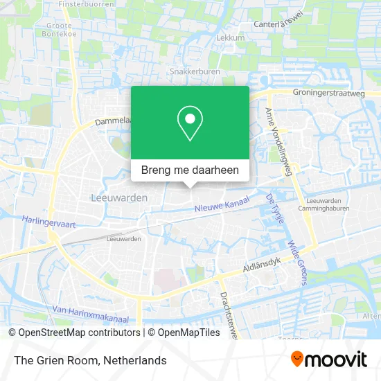 The Grien Room kaart