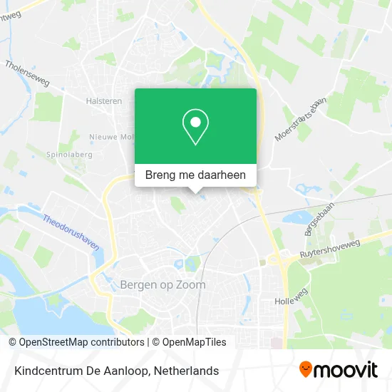Kindcentrum De Aanloop kaart
